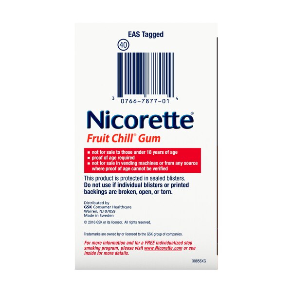 Nicorette Nicotine Gum