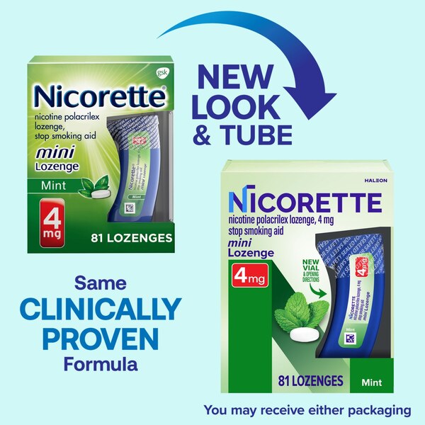 Nicorette Mini Lozenges, Mint