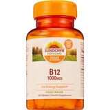 Sundown B12 Vitamin Supplement Tablets, 1000 mcg, 60 CT, thumbnail image