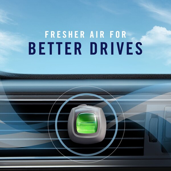 Febreze Car Air Freshener Vent Clip, Berry & Bramble Scent, 2 ct