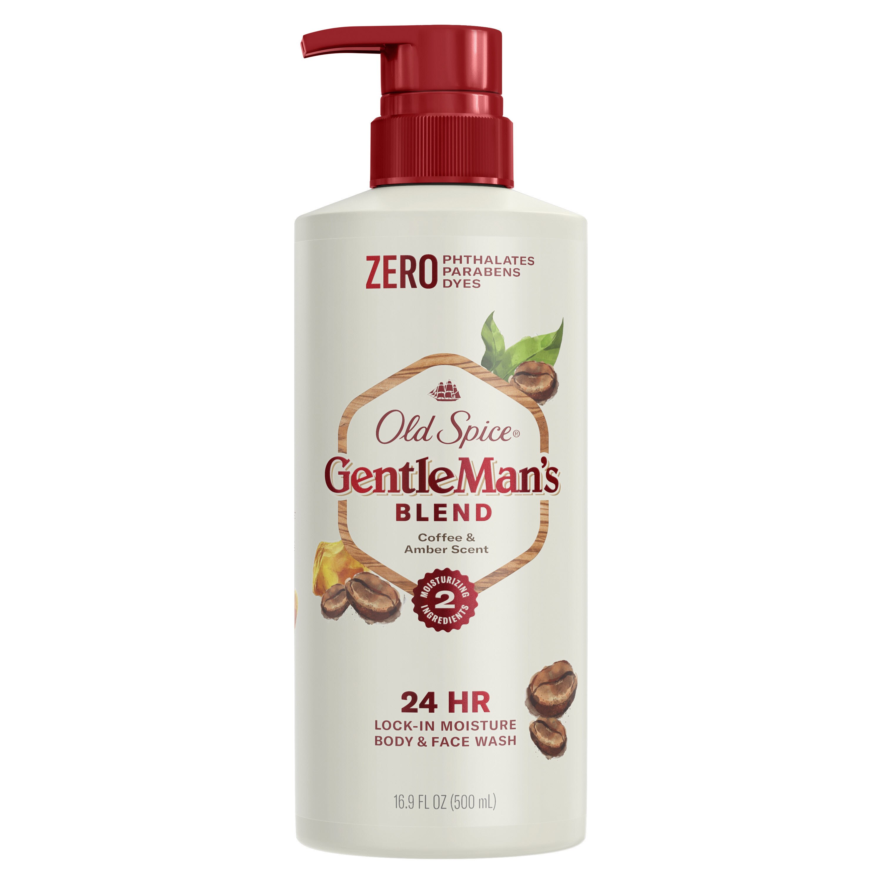 Old Spice GentleMan's Blend Men's Body & Face Wash, 16.9 OZ