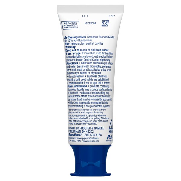 Crest Kids Enamel + Cavity Protection Toothpaste Ages 6+, Strawberry, 4.1 OZ