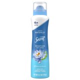Secret 48-Hour Antiperspirant & Deodorant Dry Spray, Waterlily + Argan Oil, 4.1 OZ, thumbnail image 1 of 9