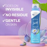 Secret 48-Hour Antiperspirant & Deodorant Dry Spray, Waterlily + Argan Oil, 4.1 OZ, thumbnail image 2 of 9