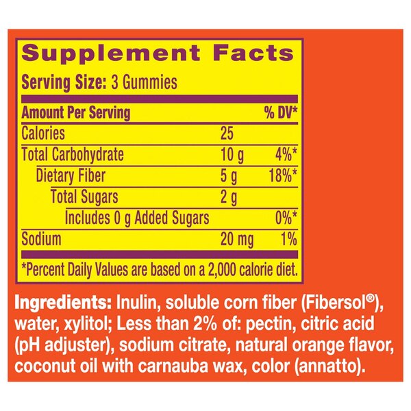 Metamucil Fiber Gummies, 72 CT