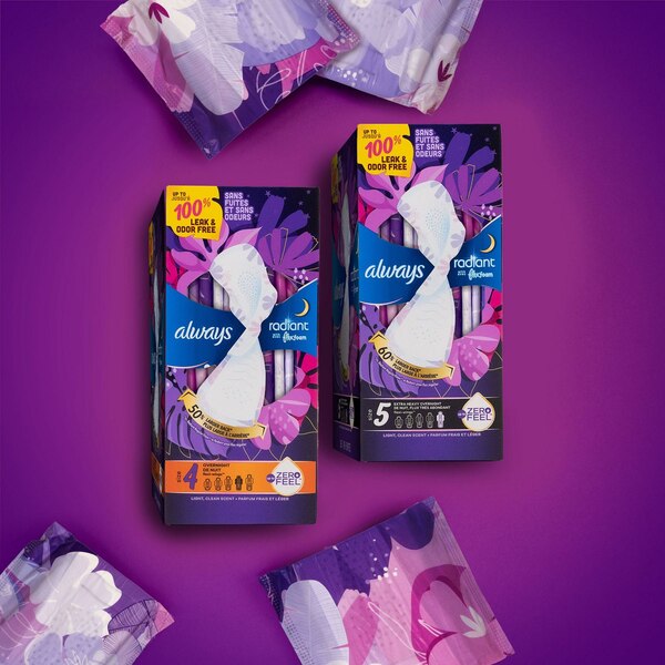Always Radiant FlexFoam, with Wings, Size 5, 26 CT