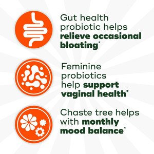 Align Probiotic Women's Dual Action Gut & Feminine Health Capsules, 28 CT