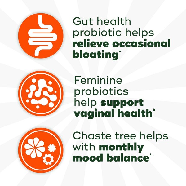 Align Probiotic Women's Dual Action Gut & Feminine Health Capsules, 28 CT