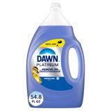 Dawn Platinum Liquid Dish Soap, Fresh Rain Scent, 54.8 oz, thumbnail image