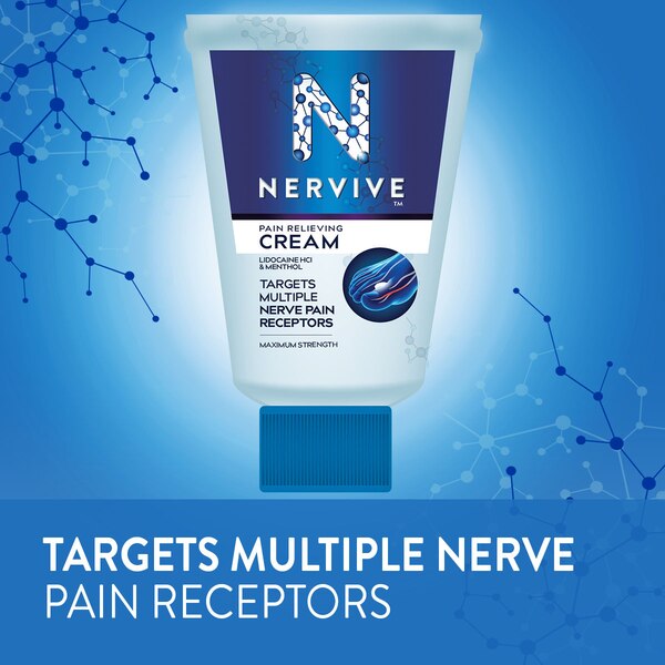 Nervive Pain Relieving Cream, 3 OZ
