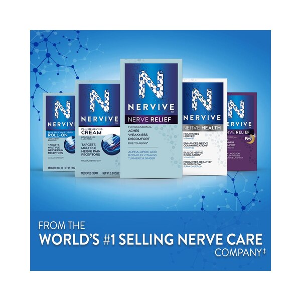 Nervive Pain Relieving Roll-On Liquid, 2.5 OZ