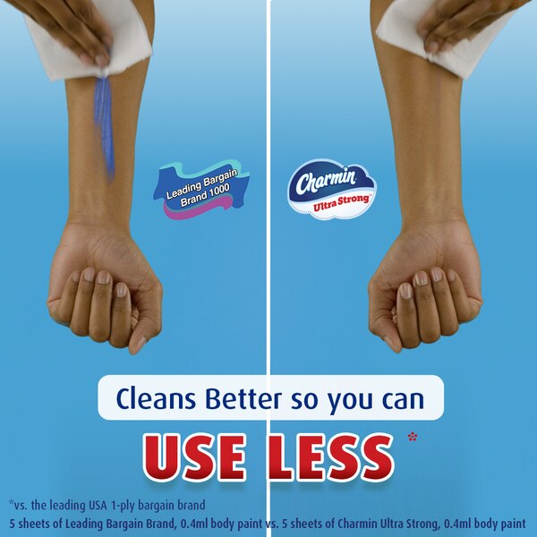 Charmin Ultra Strong Toilet Paper 9 Super Mega Rolls, 363 Sheets Per Roll