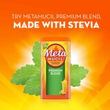 Metamucil Premium Blend Daily Psyllium Fiber Powder, Orange, 30 Servings, thumbnail image