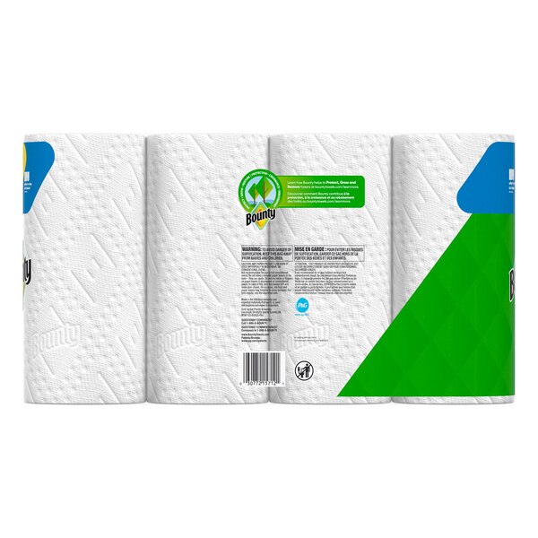 Bounty Select-A-Size Paper Towels, 4 Double Rolls, White, 90 Sheets Per Roll