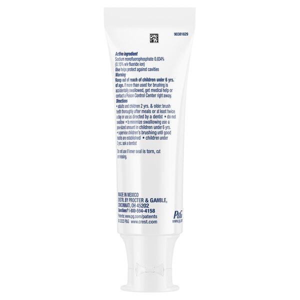 Crest Kid's Advanced Fluoride Anticavity Color Changing Toothpaste, Ages 3+, Bubblegum, 4.2 OZ