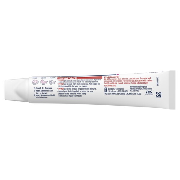 Fixodent Professional Ultimate Denture Adhesive Cream for Full and Partial Dentures, with Breath Bacteria Shield Technology