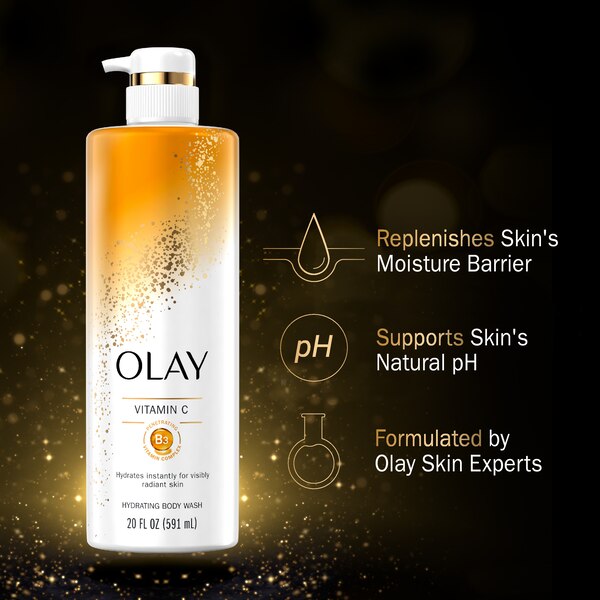 Olay Cleansing & Nourishing Body Wash with Vitamin B3 and Vitamin C, 20 oz