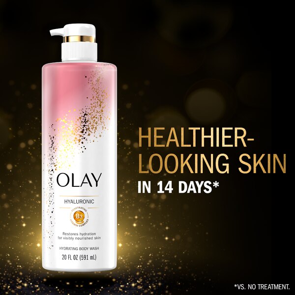 Olay Cleansing & Nourishing Body Wash with Vitamin B3 and Hyaluronic Acid, 20 oz