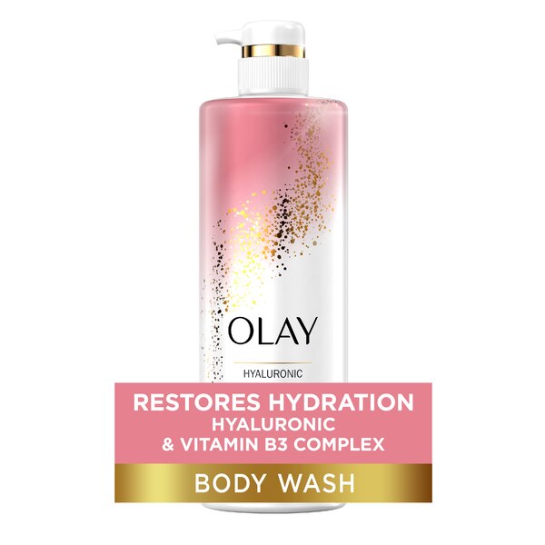 Olay Cleansing & Nourishing Body Wash with Vitamin B3 and Hyaluronic Acid, 20 oz