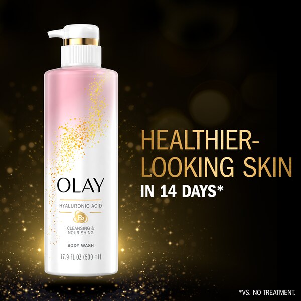 Olay Cleansing & Nourishing Body Wash with Vitamin B3 and Hyaluronic Acid, 20 oz
