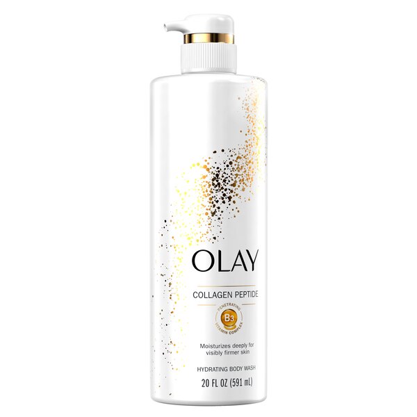 Olay Cleansing & Firming Body Wash with Vitamin B3 and Collagen, 20 oz