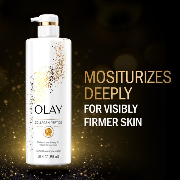 Olay Cleansing & Firming Body Wash with Vitamin B3 and Collagen, 20 oz