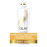 Olay Cleansing & Firming Body Wash with Vitamin B3 and Collagen, 20 oz, thumbnail image