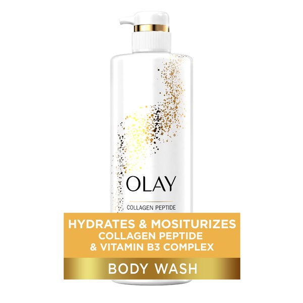 Olay Cleansing & Firming Body Wash with Vitamin B3 and Collagen, 20 oz