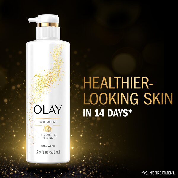 Olay Cleansing & Firming Body Wash with Vitamin B3 and Collagen, 20 oz