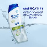 Head & Shoulders Green Apple 2-in 1 Dandruff Shampoo & Conditioner, 12.5 OZ, thumbnail image
