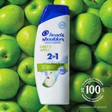 Head & Shoulders Green Apple 2-in 1 Dandruff Shampoo & Conditioner, 12.5 OZ, thumbnail image