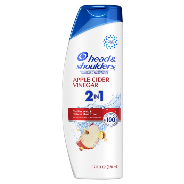Head & Shoulders Apple Cider Vinegar 2-in-1 Dandruff Shampoo & Conditioner, 12.5 OZ