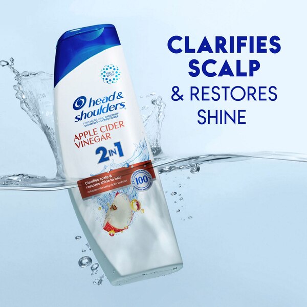 Head & Shoulders Apple Cider Vinegar 2-in-1 Dandruff Shampoo & Conditioner, 12.5 OZ