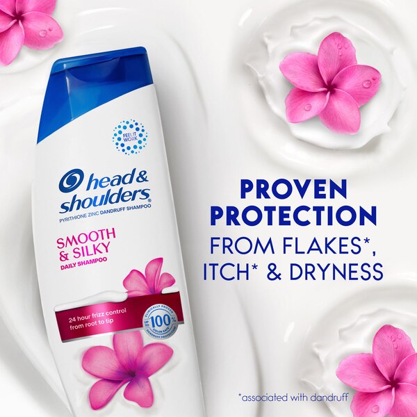 Head & Shoulders Smooth & Silky Dandruff Shampoo, 12.5 OZ