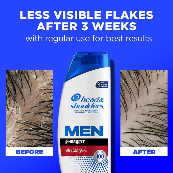 Head & Shoulders Men Old Spice Swagger Dandruff Shampoo, 12.5 OZ