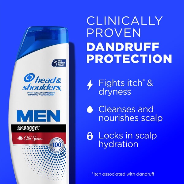 Head & Shoulders Men Old Spice Swagger Dandruff Shampoo, 12.5 OZ