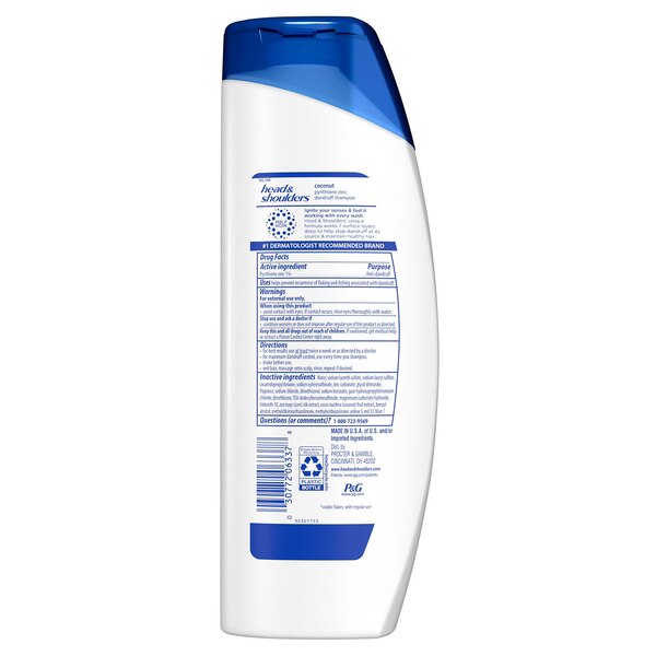 Head & Shoulders Coconut Anti-Dandruff Shampoo, 12.5 OZ