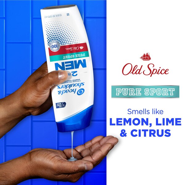 Head & Shoulders Men Old Spice Pure Sport 2-in-1 Dandruff Shampoo & Conditioner
