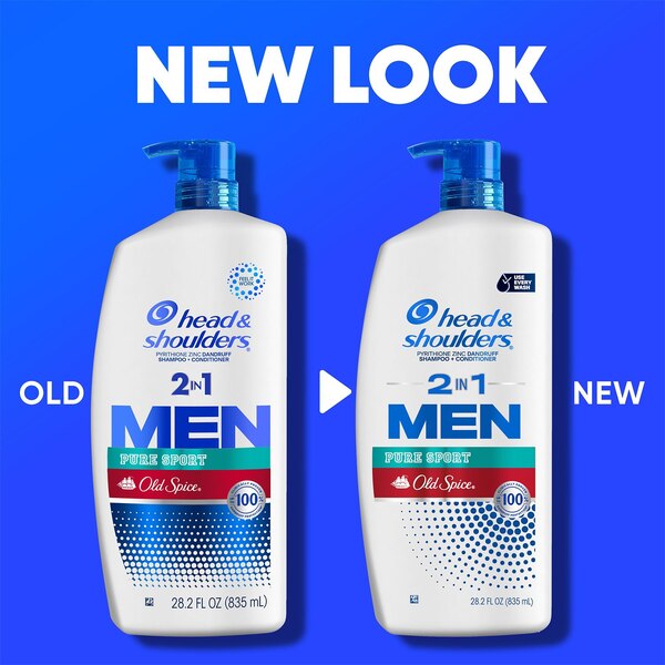Head & Shoulders Men Old Spice Pure Sport 2-in-1 Dandruff Shampoo & Conditioner