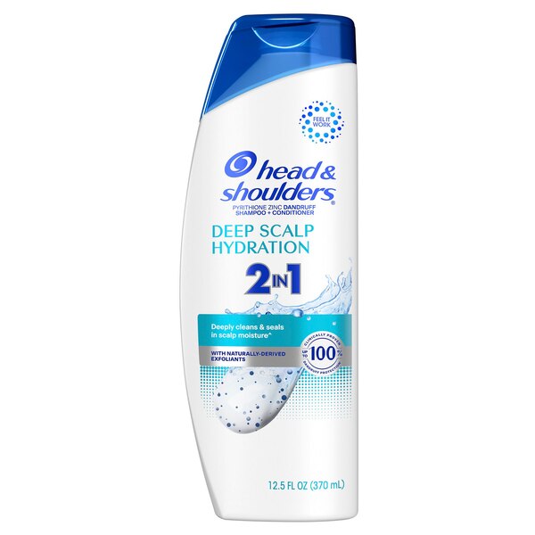Head & Shoulders Deep Scalp Hydration 2-in-1 Anti-Dandruff Shampoo & Conditioner, 12.5 OZ