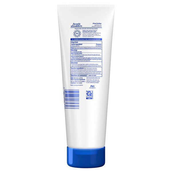 Head & Shoulders Shea Butter Anti-Dandruff Conditioner, 10.9 OZ