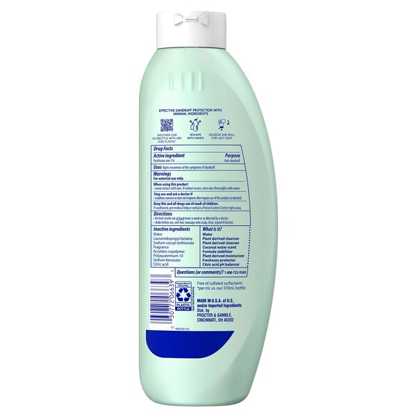 Head & Shoulders Bare Anti-Dandruff Shampoo, Pure Clean, 13.5 OZ