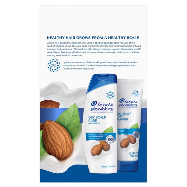 Head & Shoulders Dry Scalp Care Shampoo & Conditioner Pack, 2 CT
