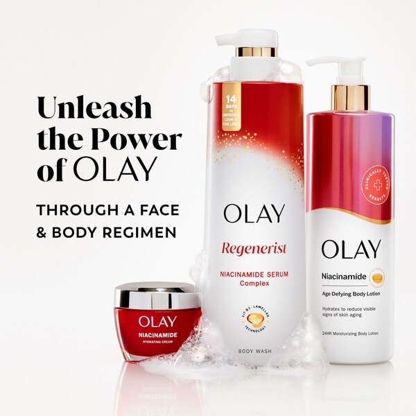 Olay Age Defying Body Wash with Niacinamide, 20 oz