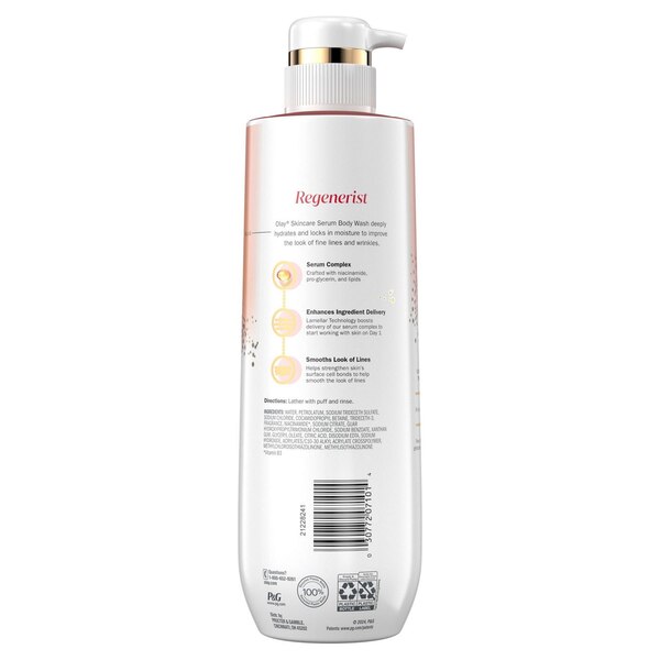 Olay Age Defying Body Wash with Niacinamide, 20 oz