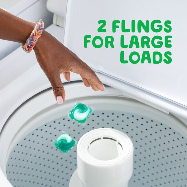 Gain Flings + Ultra Oxi Laundry Detergent Pacs, Waterfall Delight, 42 ct