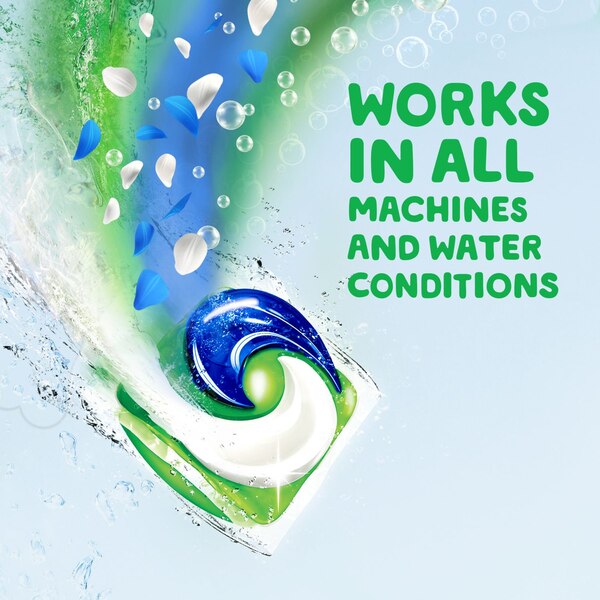Gain Flings + Ultra Oxi Laundry Detergent Pacs, Waterfall Delight, 42 ct