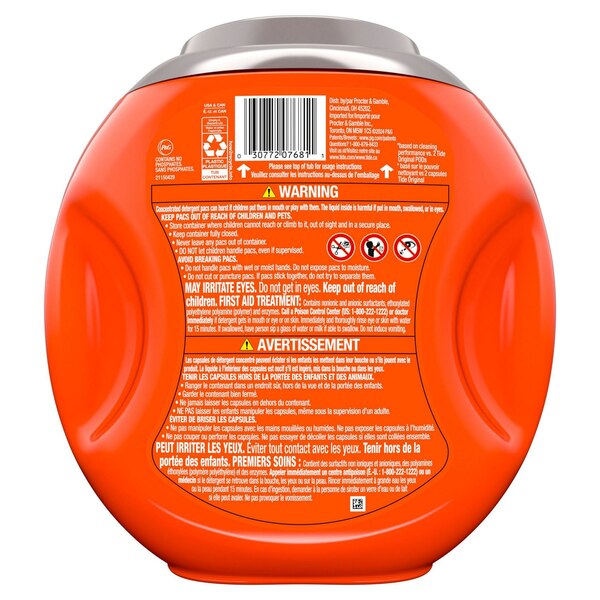 Tide+ Power Pods Sport Laundry Detergent XL Pacs, Active Fresh Scent, 25 ct