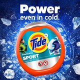 Tide+ Power Pods Sport Laundry Detergent XL Pacs, Active Fresh Scent, 25 ct, thumbnail image