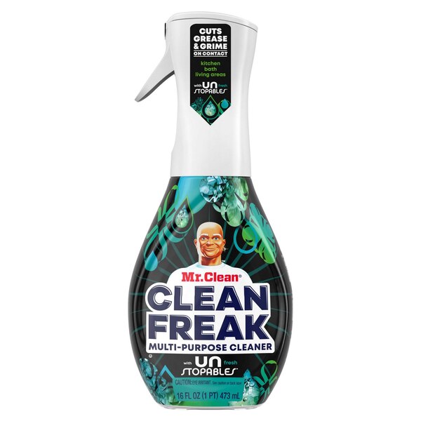 Mr. Clean Clean Freak Deep Cleaning Mist Multi-Surface Spray, Unstopables Fresh Scent, 16.7 OZ